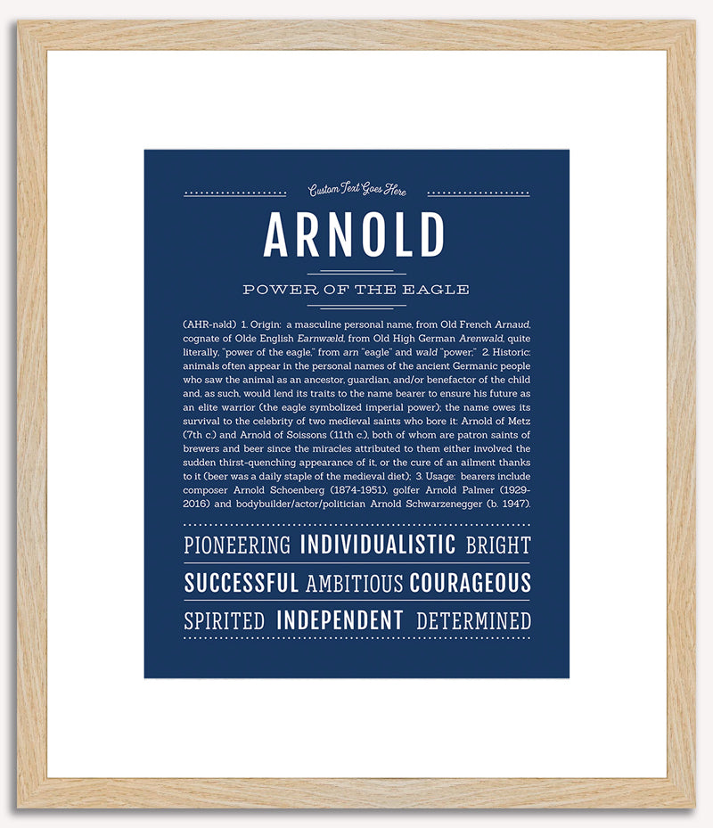 Arnold | Name Art Print