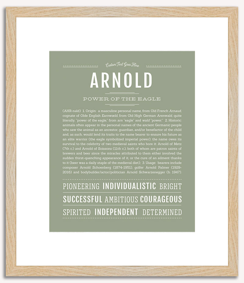 Arnold | Name Art Print