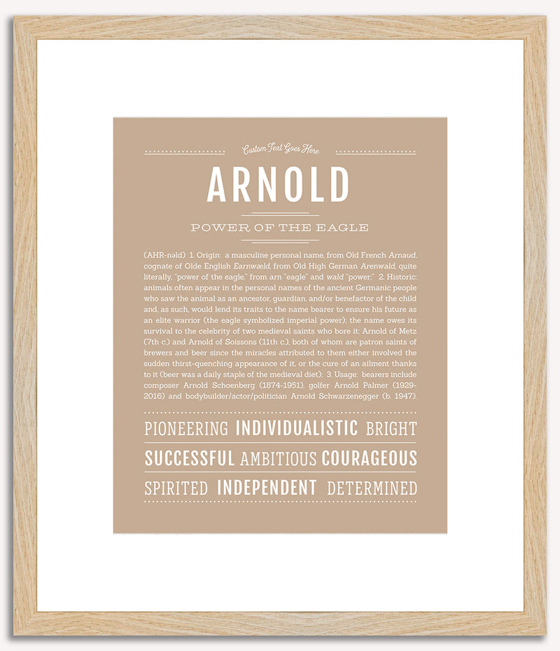 Arnold | Name Art Print