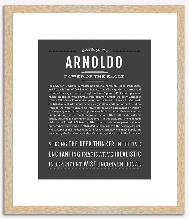 Arnoldo | Name Art Print