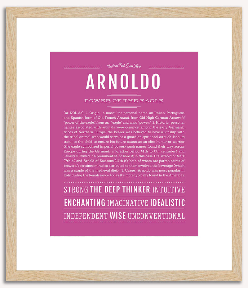 Arnoldo | Name Art Print