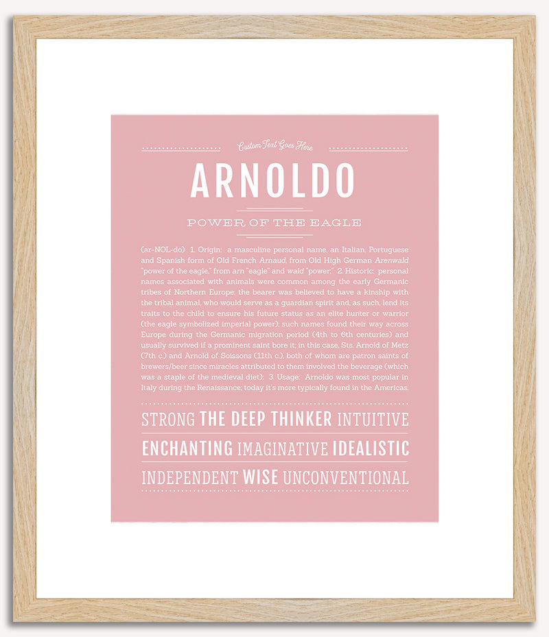 Arnoldo | Name Art Print