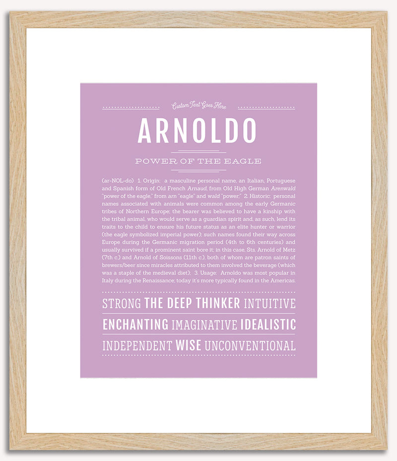 Arnoldo | Name Art Print