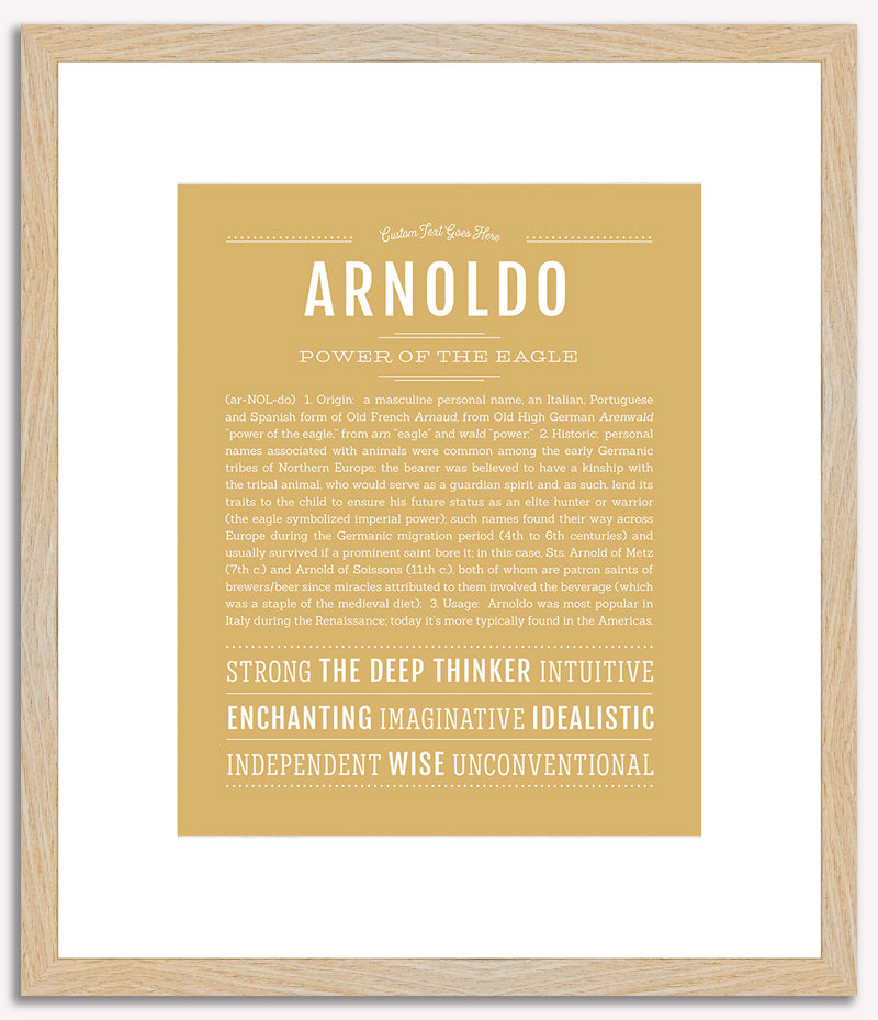 Arnoldo | Name Art Print