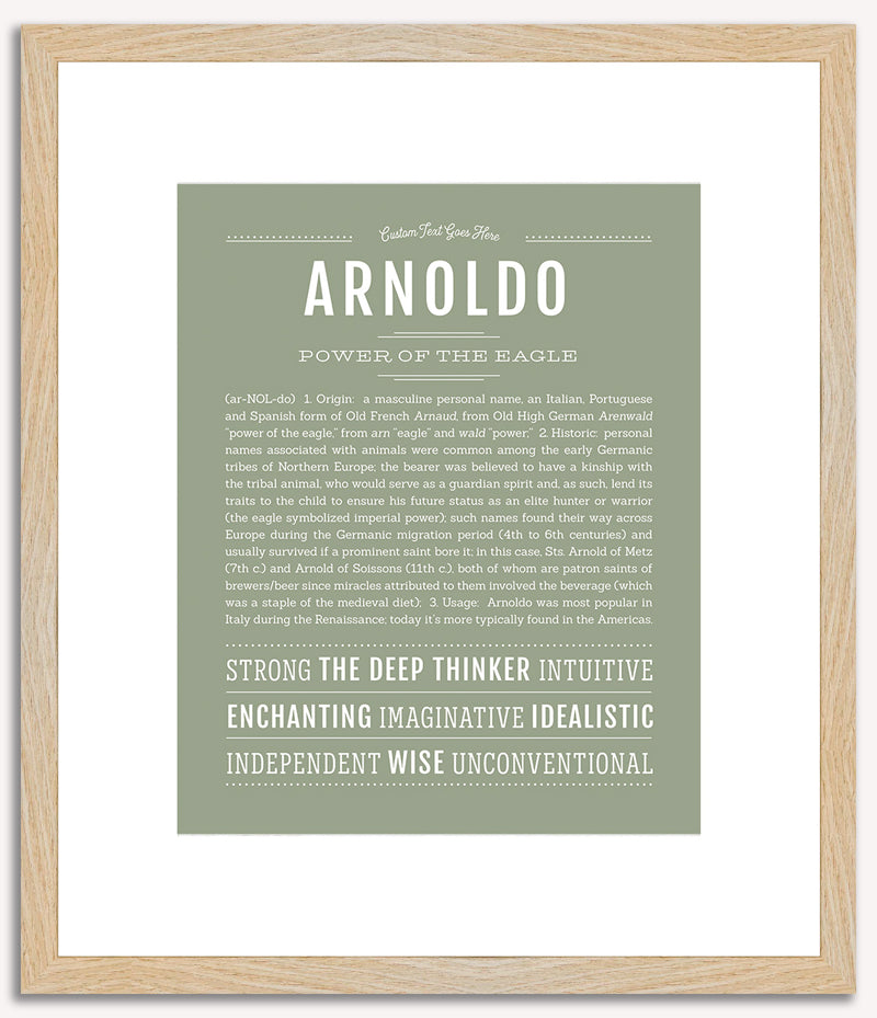 Arnoldo | Name Art Print