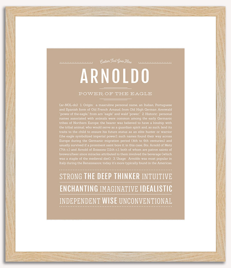 Arnoldo | Name Art Print