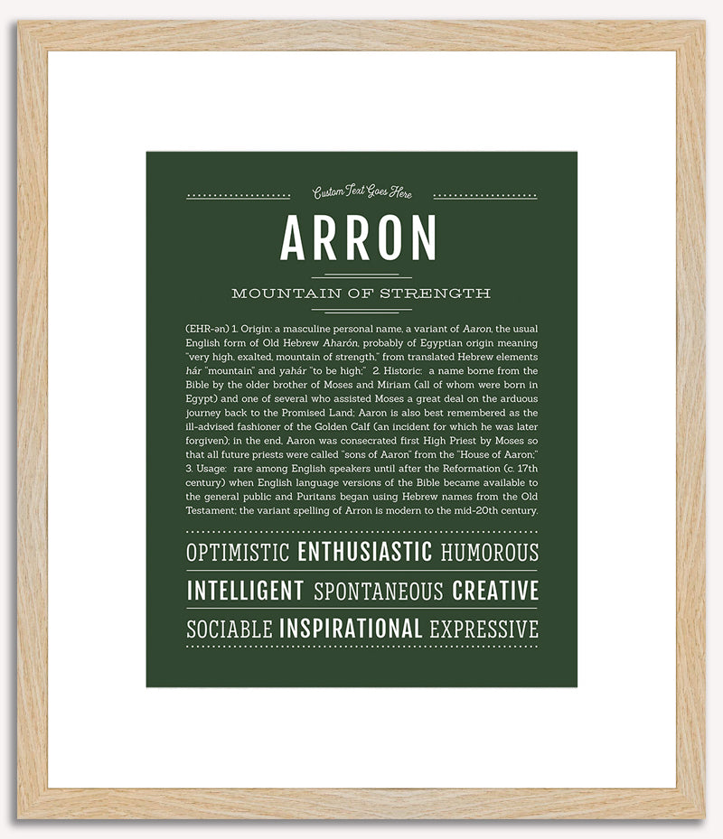 Arron | Name Art Print