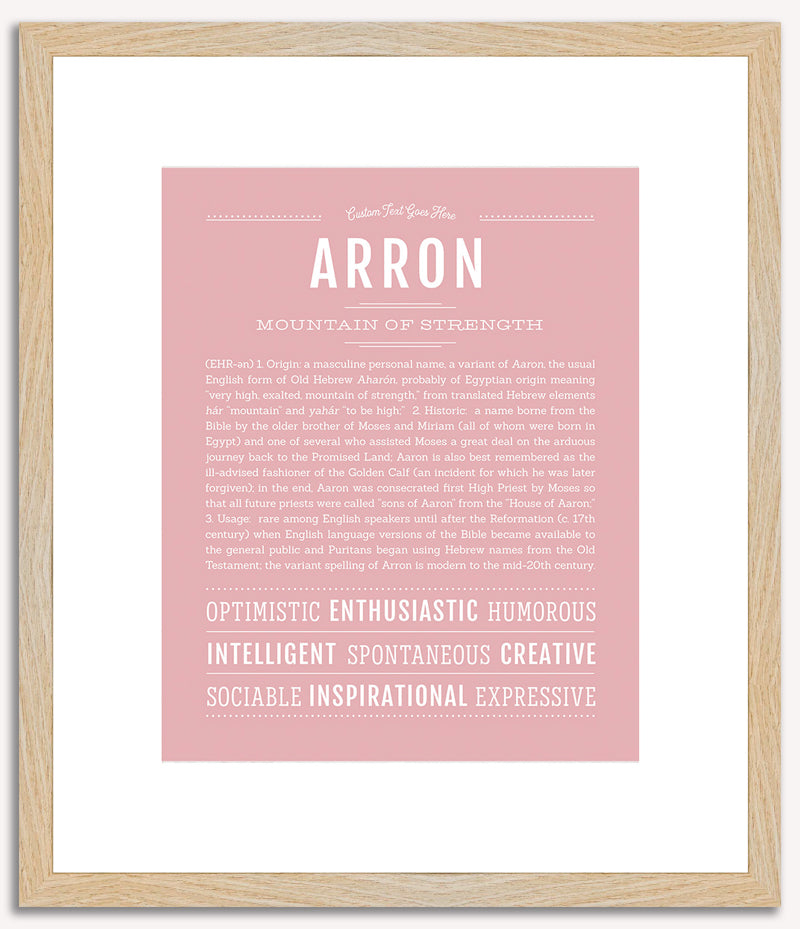 Arron | Name Art Print