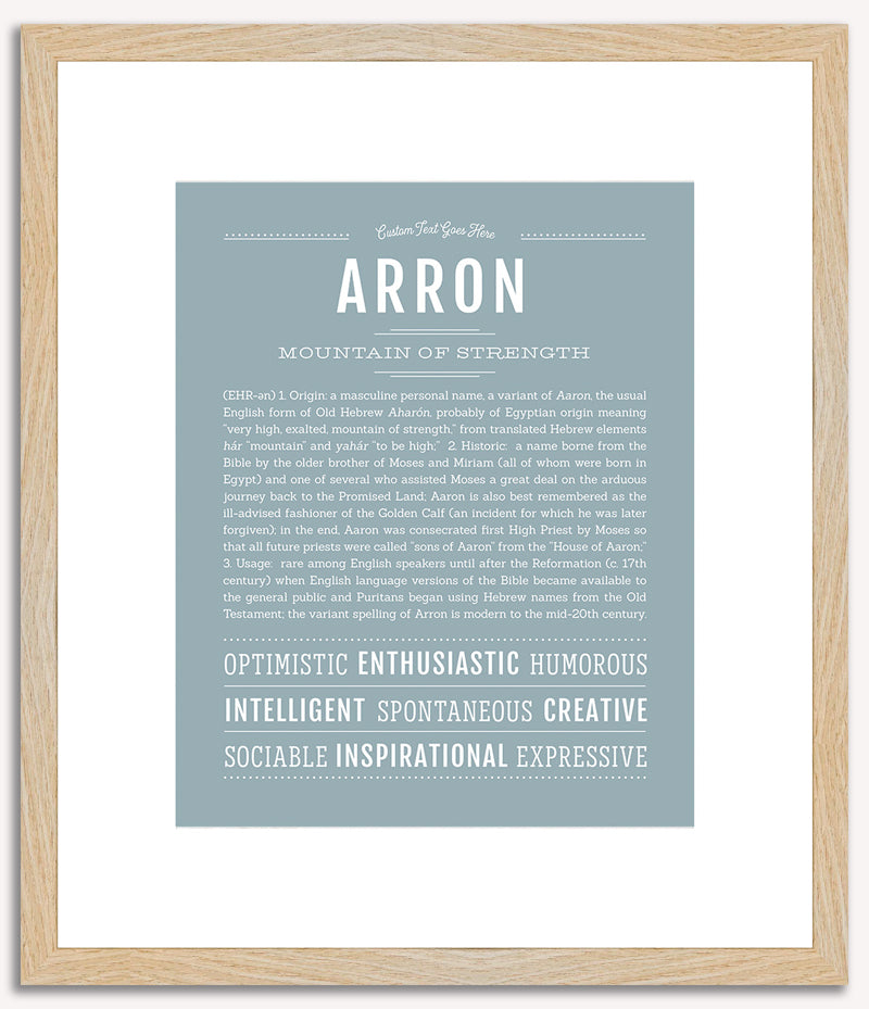 Arron | Name Art Print