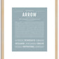 Arrow (male) | Name Art Print