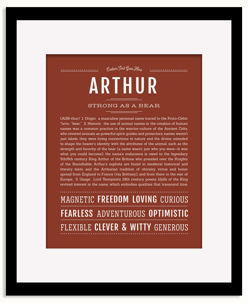 Frame Options | Bordeaux | Black Frame, Matted