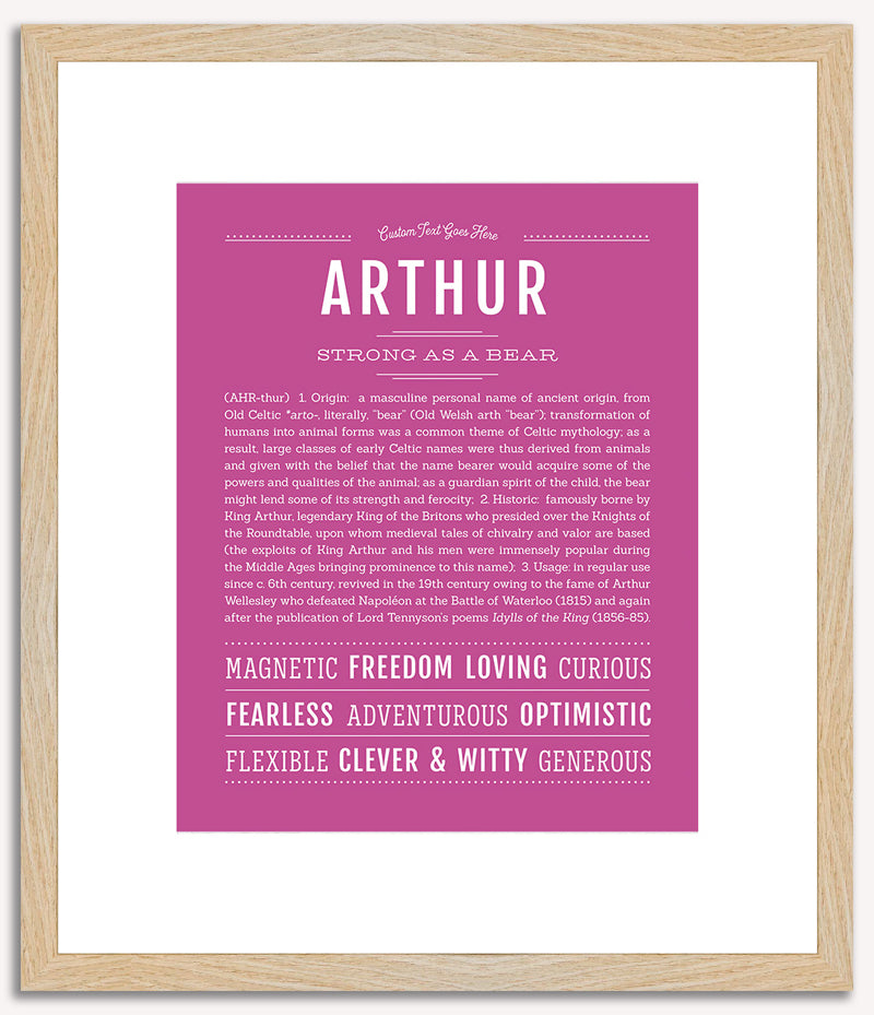 Arthur | Name Art Print