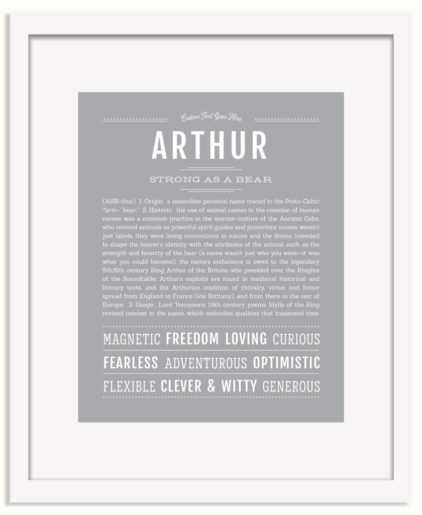 Frame Options | Light Gray | White Frame, Matted