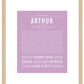 Frame Options | Lilac | Maple Frame, Matted