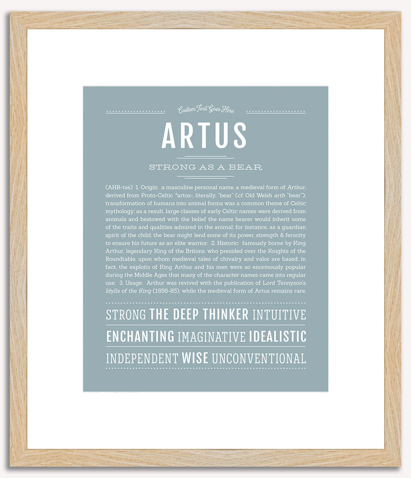 Artus | Name Art Print