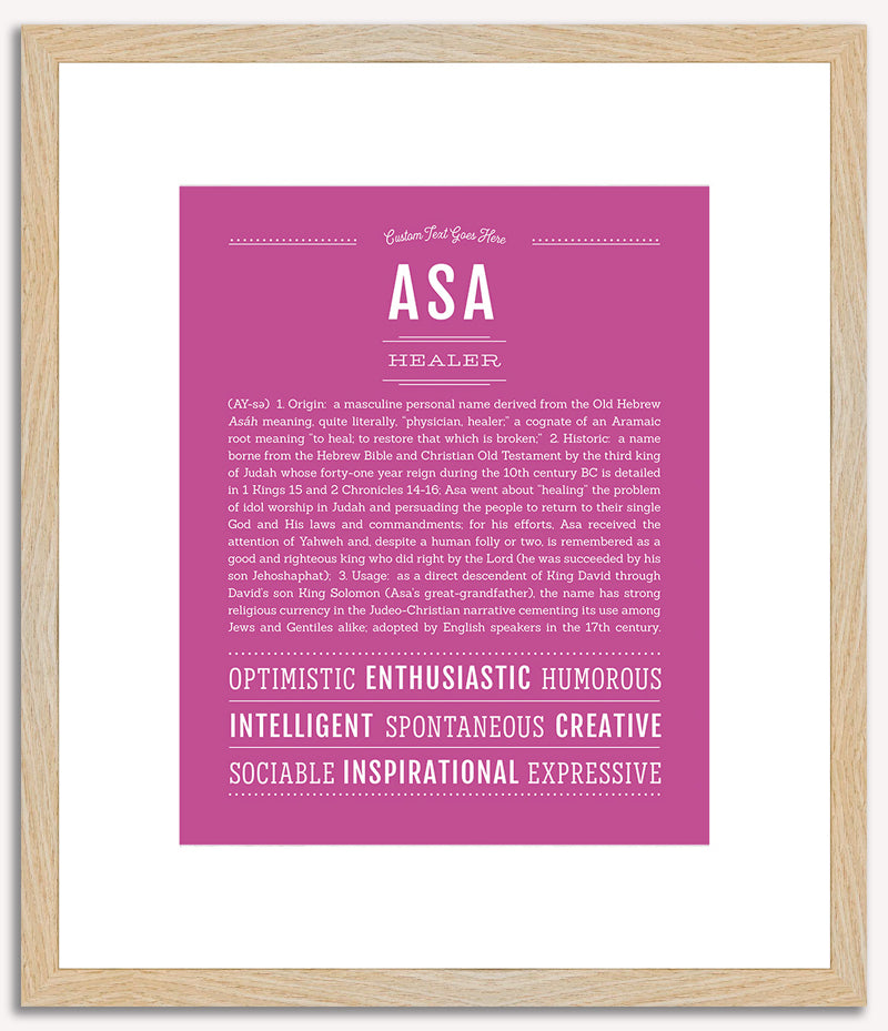 Asa | Name Art Print