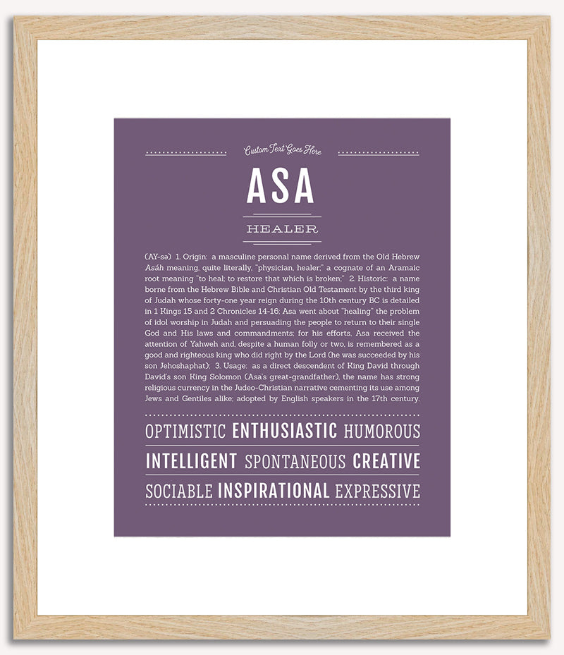 Asa | Name Art Print