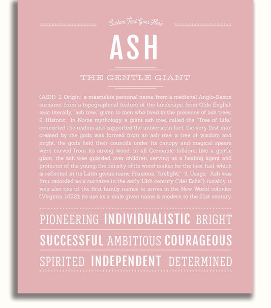 Frame Options | Dusty Rose | No Frame