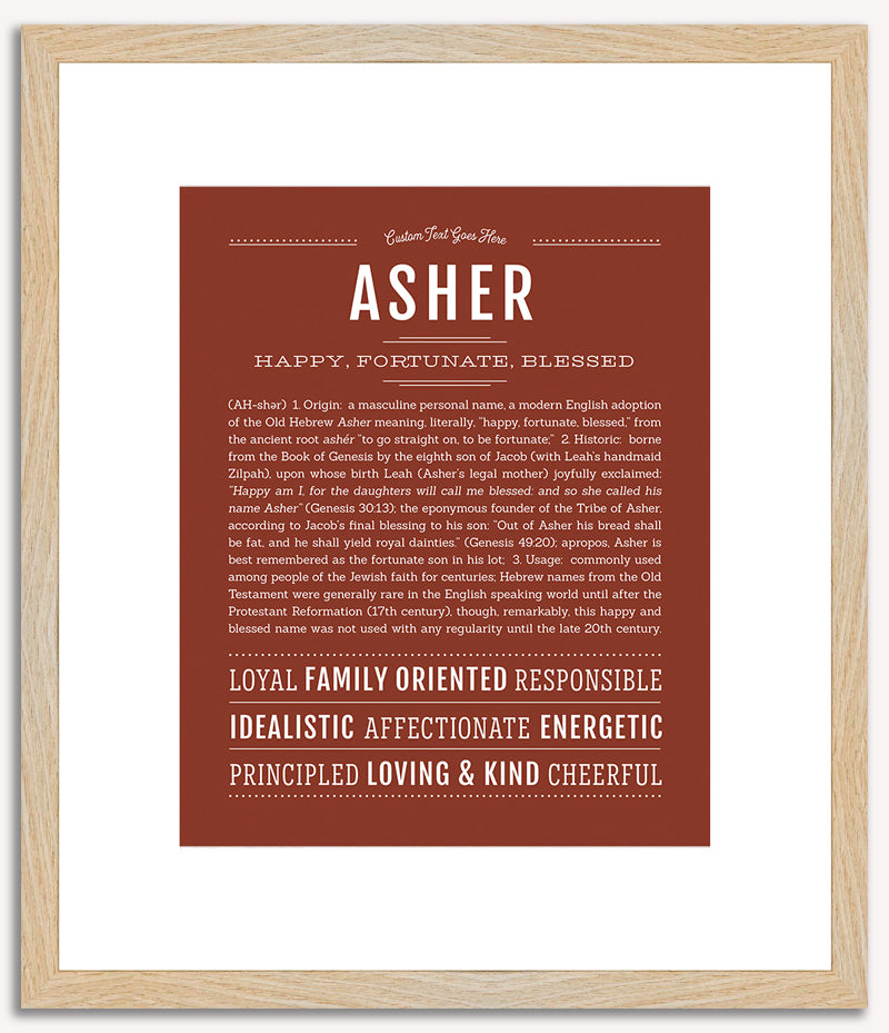 Asher | Name Art Print