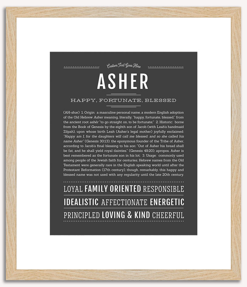 Asher | Name Art Print