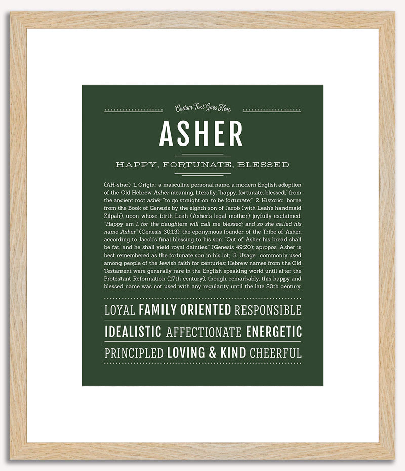 Asher | Name Art Print