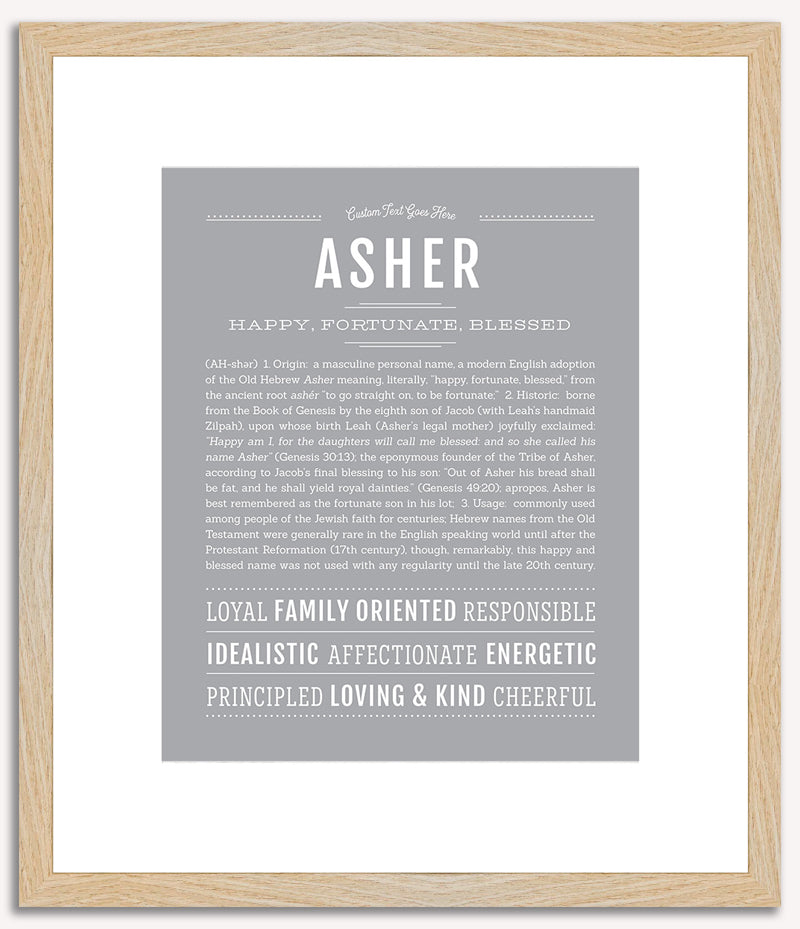 Asher | Name Art Print