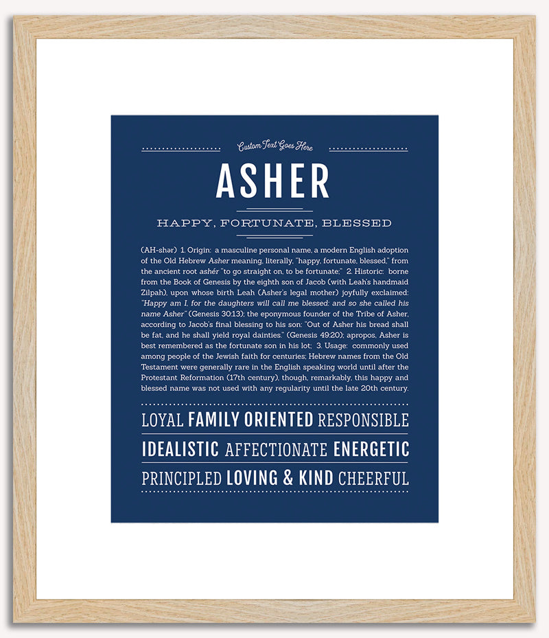 Asher | Name Art Print