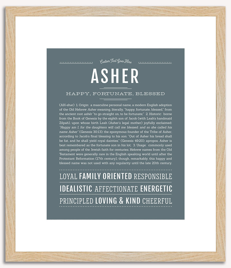 Asher | Name Art Print