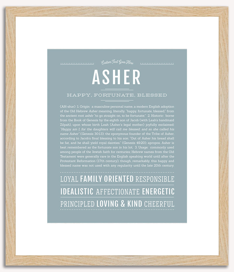 Asher | Name Art Print