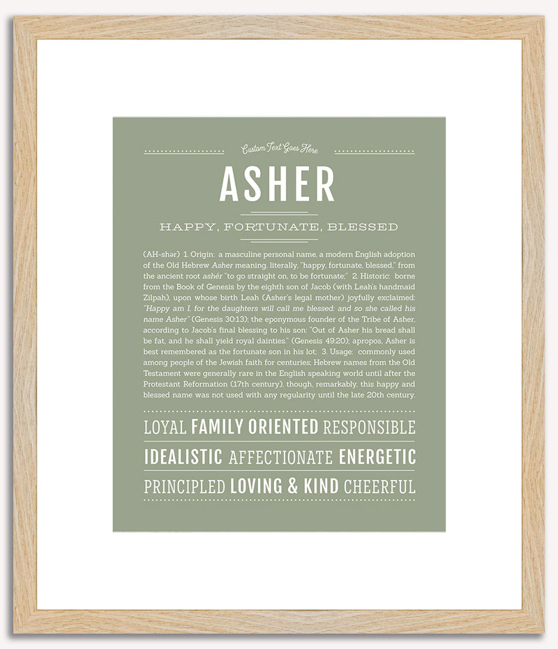 Asher | Name Art Print