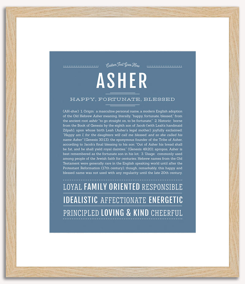 Asher | Name Art Print