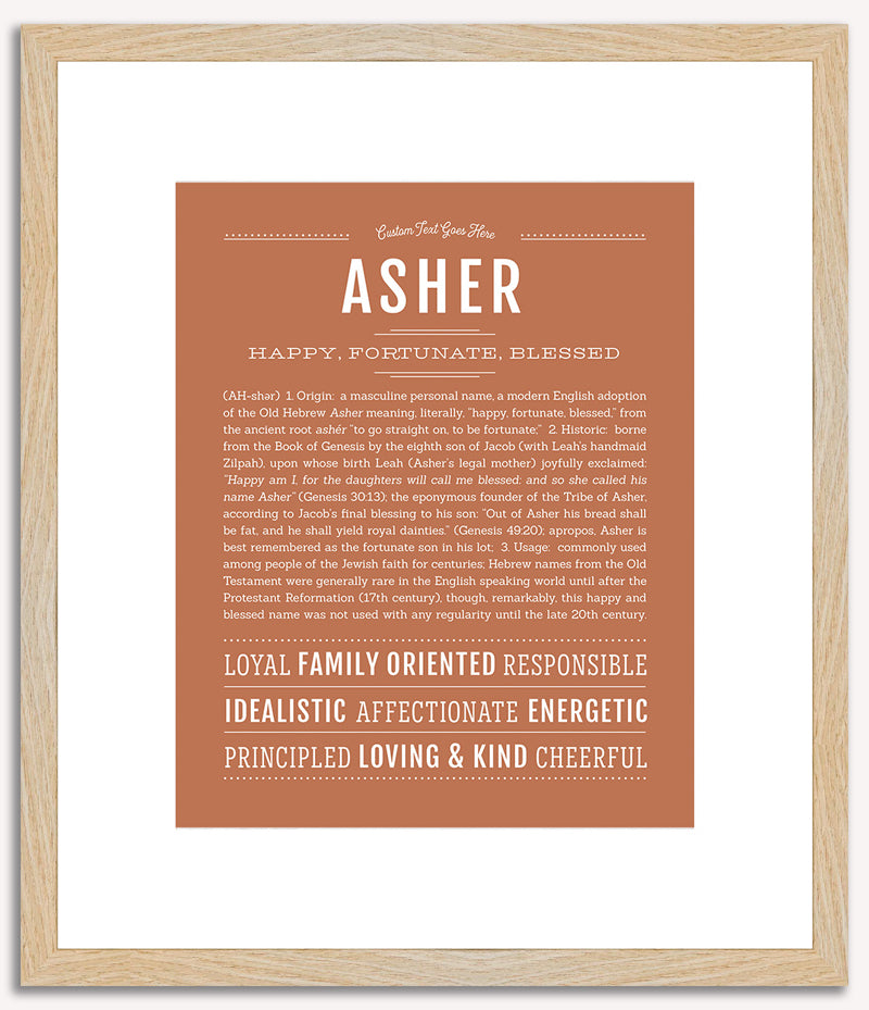 Asher | Name Art Print