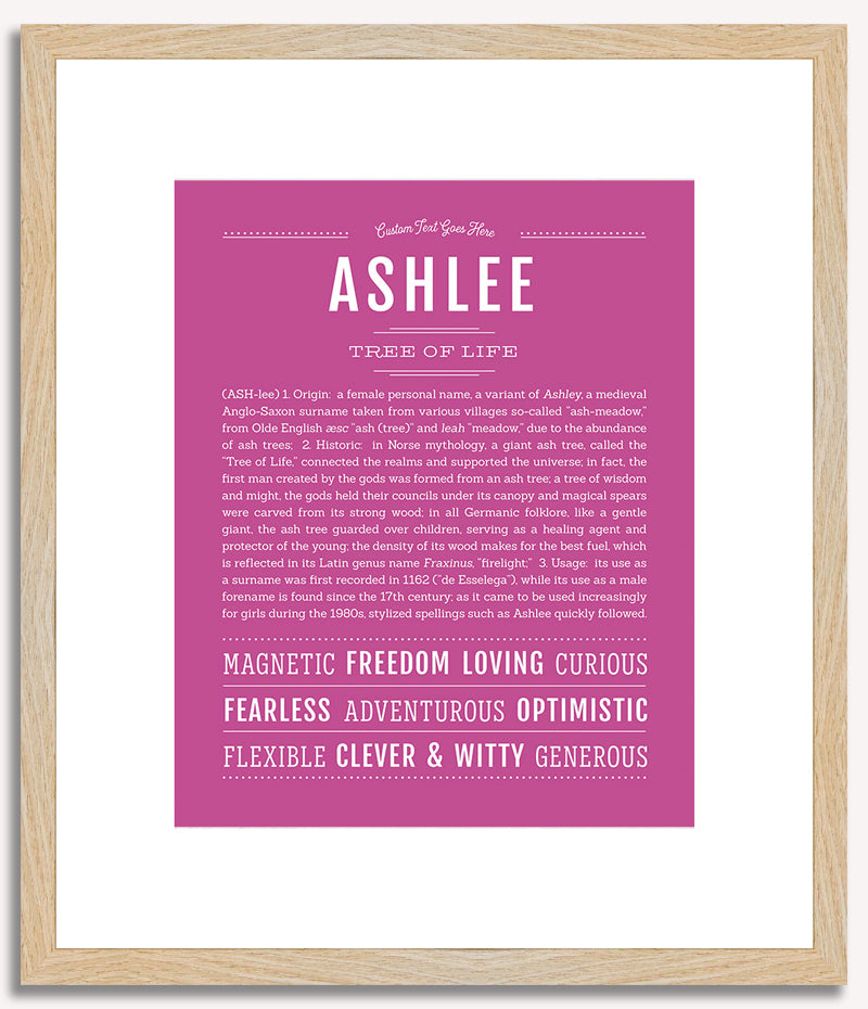 Ashlee | Name Art Print