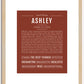 Ashley | Name Art Print