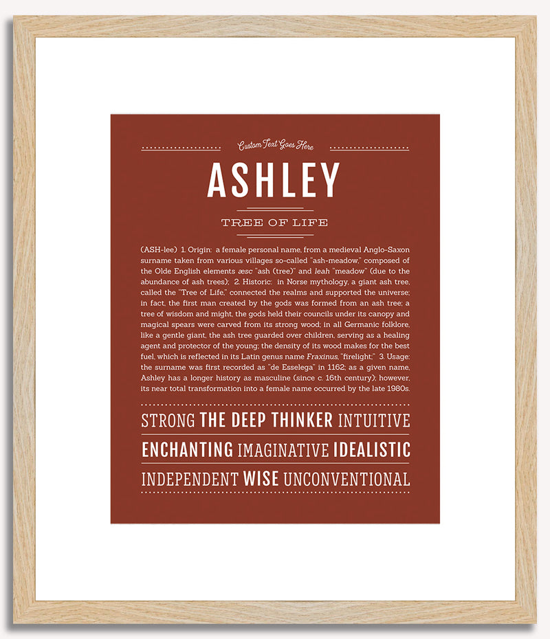 Ashley | Name Art Print