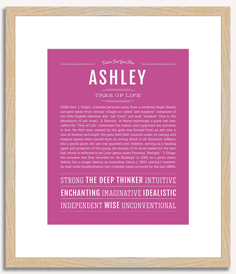 Ashley | Name Art Print