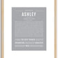 Ashley | Name Art Print