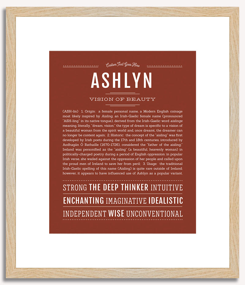 Ashlyn | Name Art Print