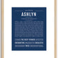 Ashlyn | Name Art Print