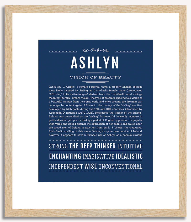 Ashlyn | Name Art Print