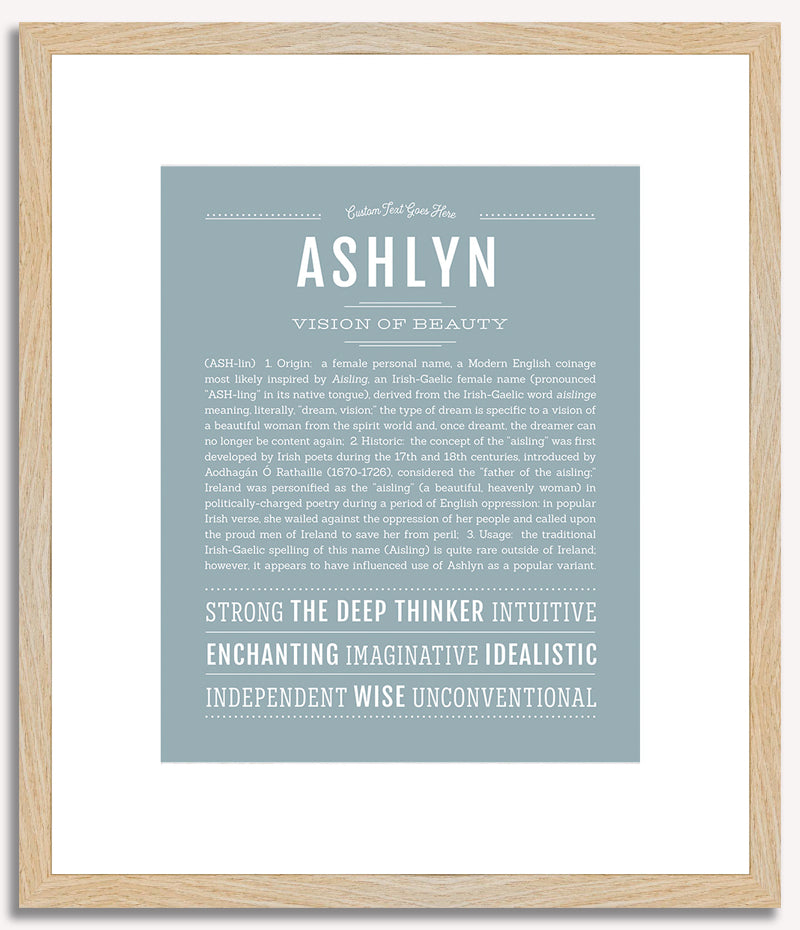 Ashlyn | Name Art Print