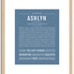 Ashlyn | Name Art Print