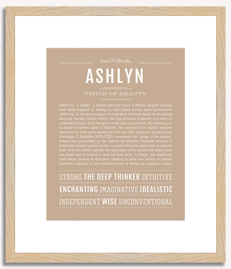 Ashlyn | Name Art Print