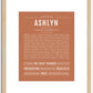 Ashlyn | Name Art Print