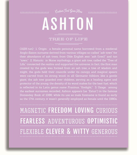 Frame Options | Lilac | No Frame