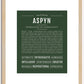 Aspyn | Name Art Print