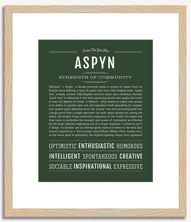 Aspyn | Name Art Print