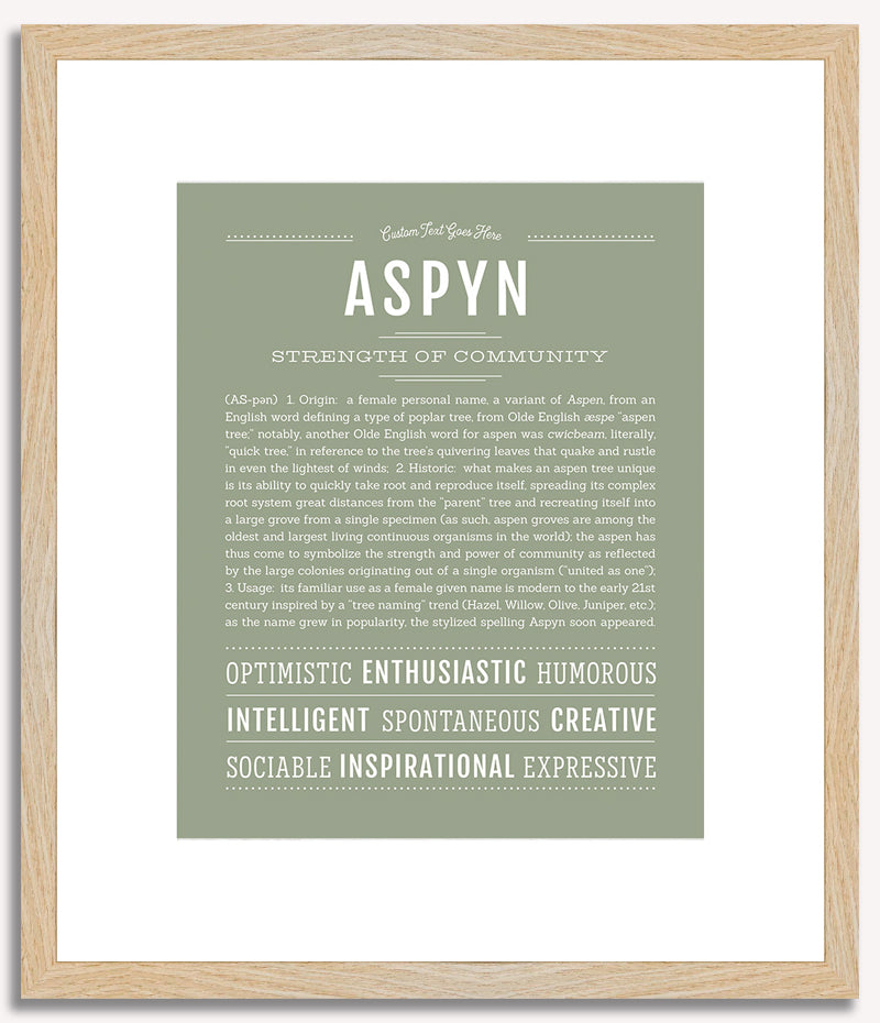 Aspyn | Name Art Print