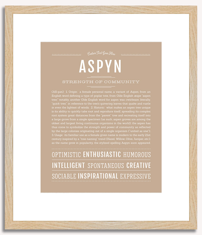 Aspyn | Name Art Print