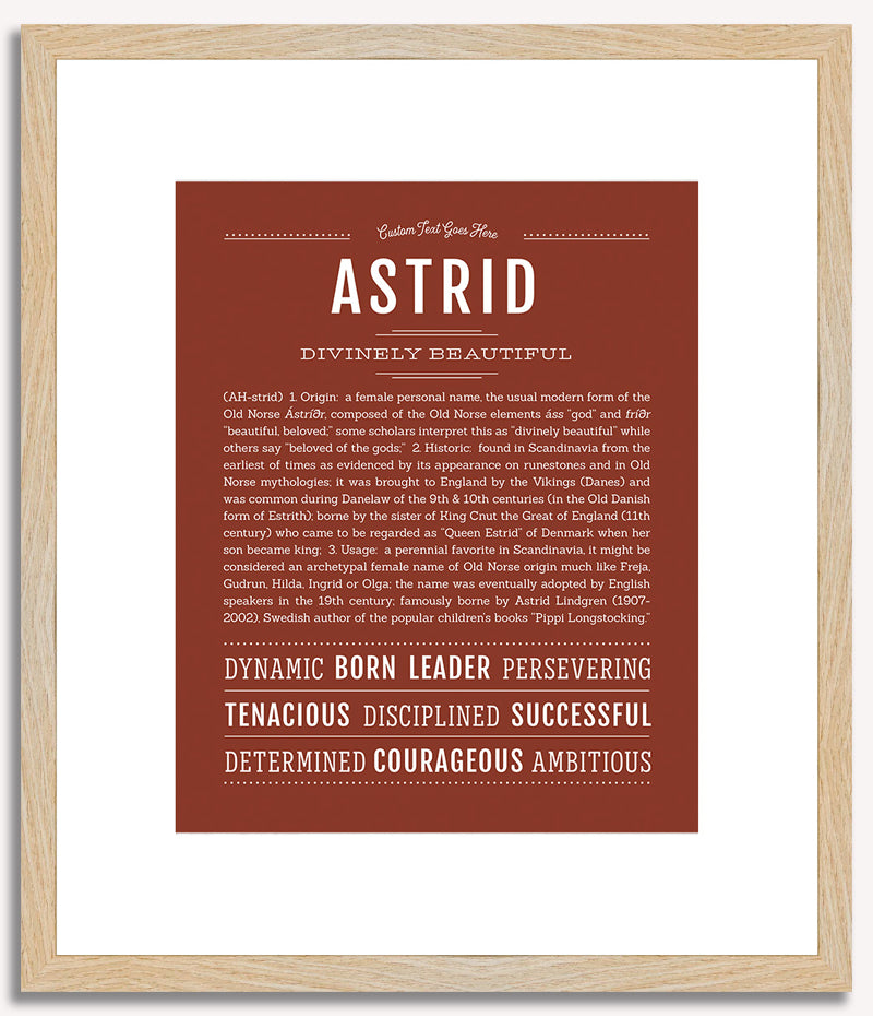 Astrid | Name Art Print